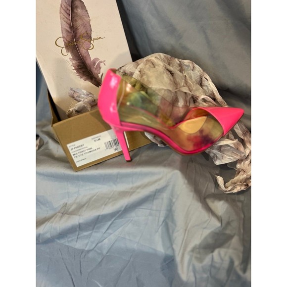 Hot PinK & Tie Dye Jessica Simpson Heels - Picture 8 of 8